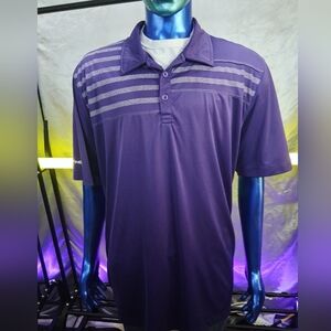 PING Golf Polo Shirt Men XXL Purple Athletic Fit SensorCool
